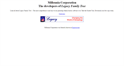 Desktop Screenshot of millenniacorp.com