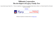 Tablet Screenshot of millenniacorp.com